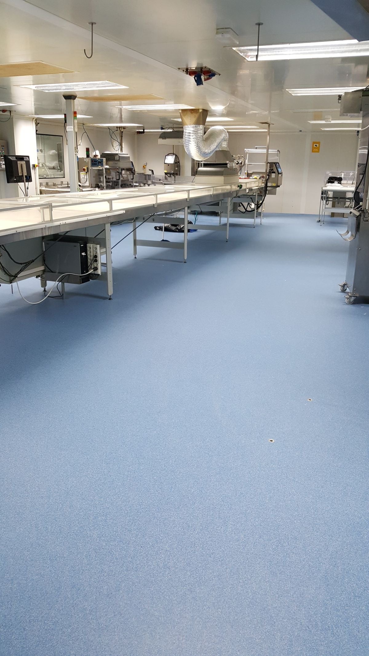 Revêtement de sol PVC Gerflor – Gris Moucheté Bleu & Blanc