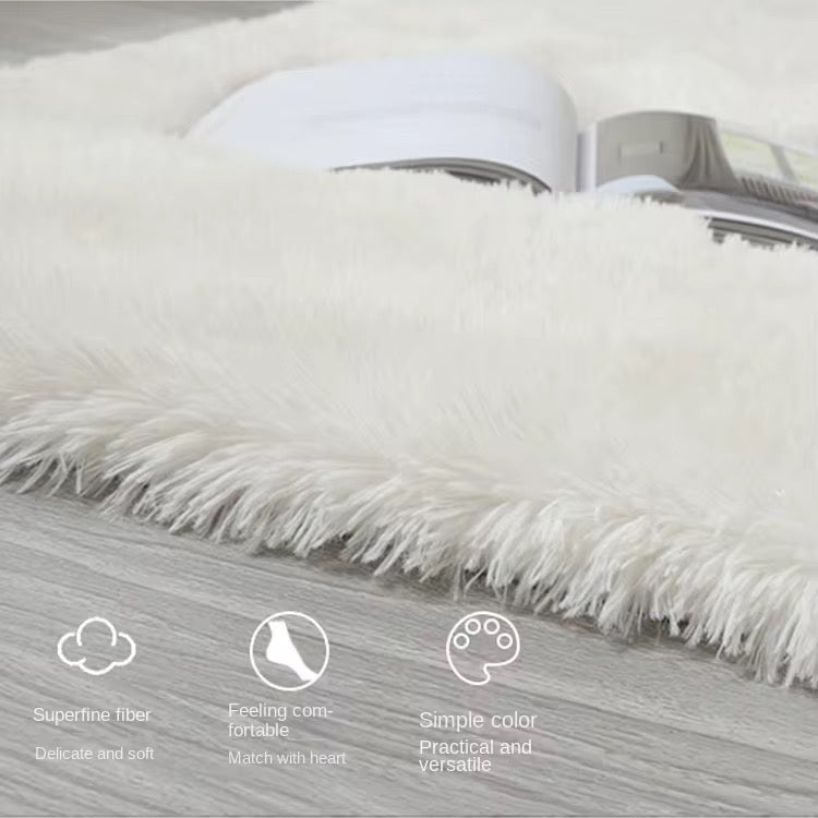 Tapis Fourrure Ultra Dense gris– Confort & Élégance Absolue