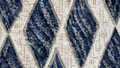 Aretha  Bleu Blanc– Moquette de Luxe au Design Organique