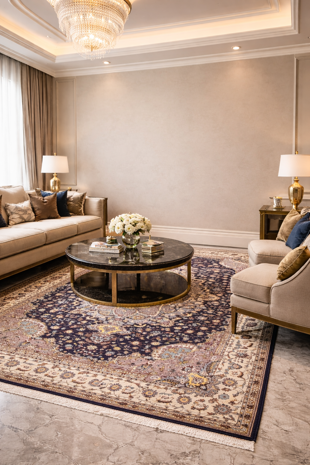 Tapis Persan Royale — Laine & Soie | La Maison Du Tapis Dakar