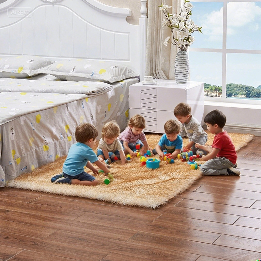 Tapis Fourrure Ultra Dense gris– Confort & Élégance Absolue