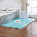 Tapis Fourrure Ultra Dense bleue – Confort & Élégance Absolue