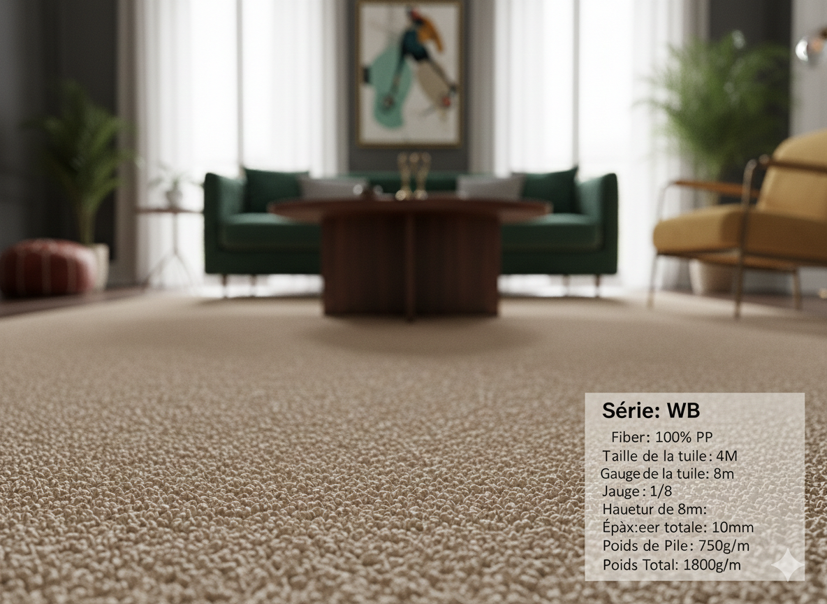 Tapis tufté Doux et résistant pour salon