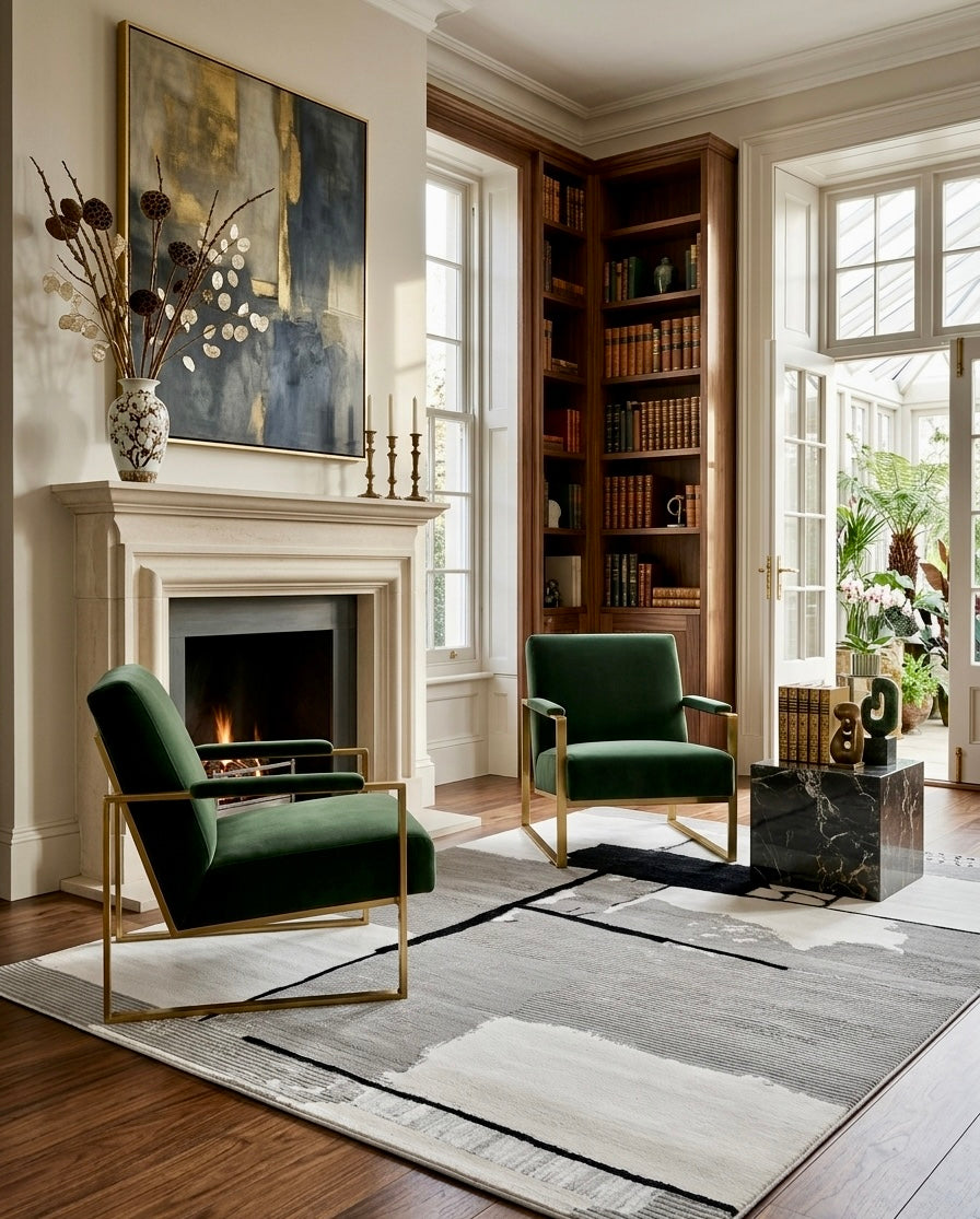 Tapis de Luxe "Heiger" – Tissage Wilton Haute Densité