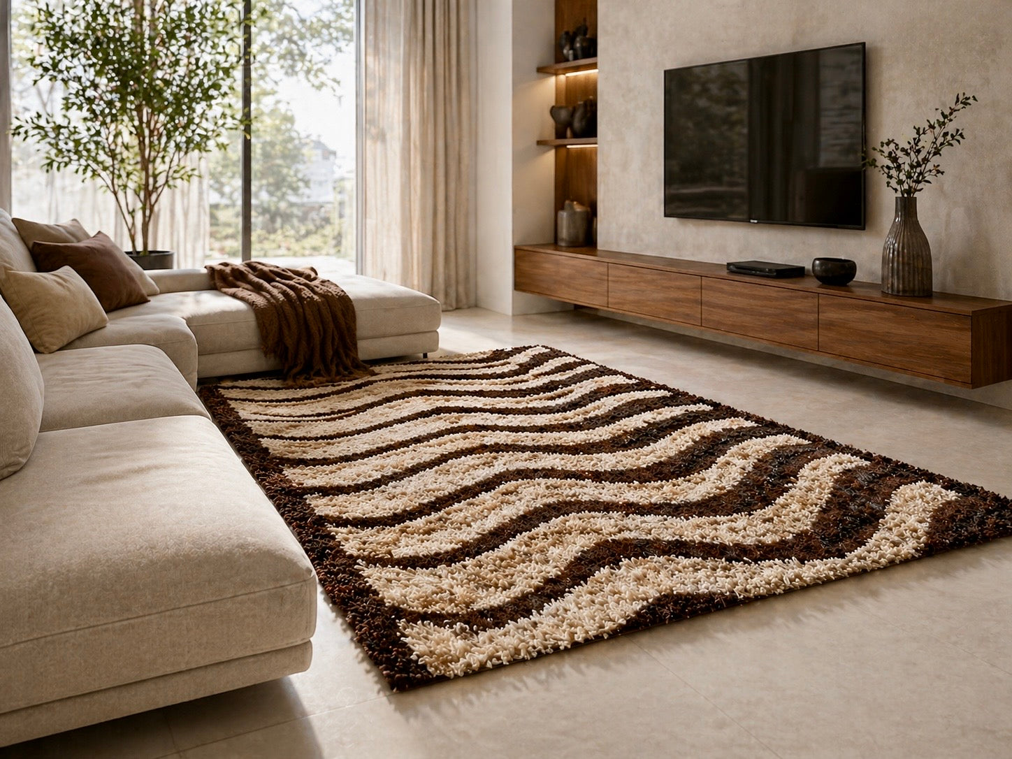 Tapis Shag Moderne Dakar – Ultra Doux | VENECIA