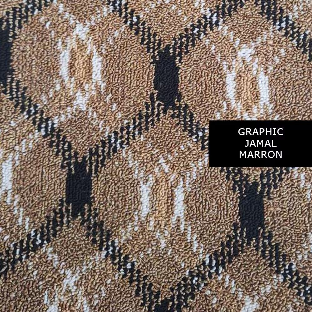 Moquette de Luxe Graphic Jamal Marron
