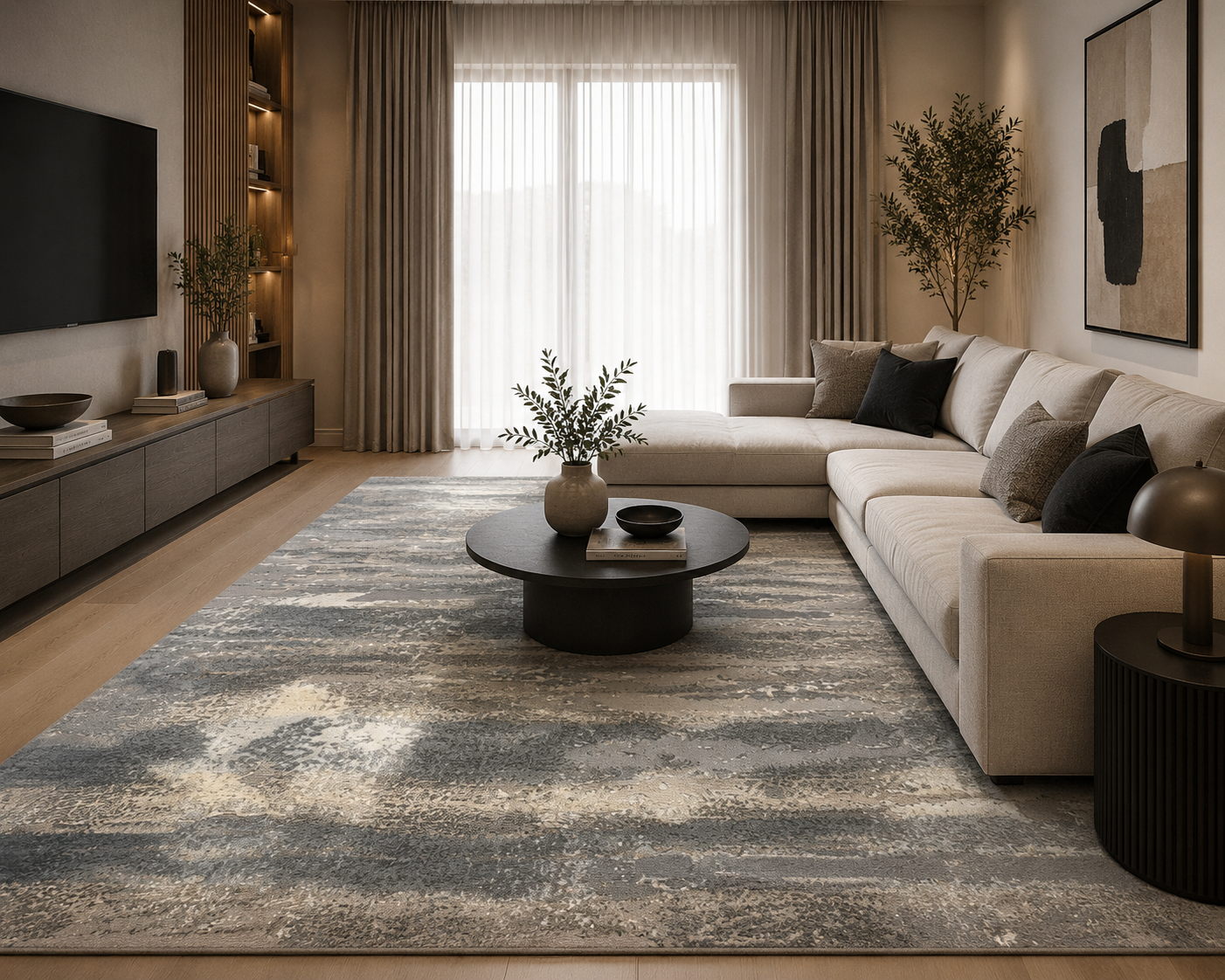 Tapis de Luxe "Ankara " – Tissage Wilton Haute Densité
