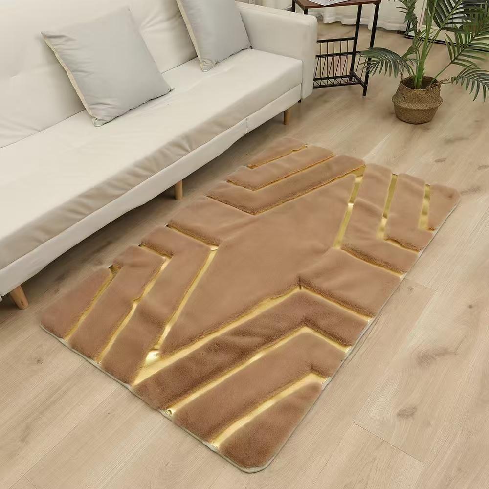 Tapis "Luxury Gold" – L'Alliance du Moelleux et du Prestige