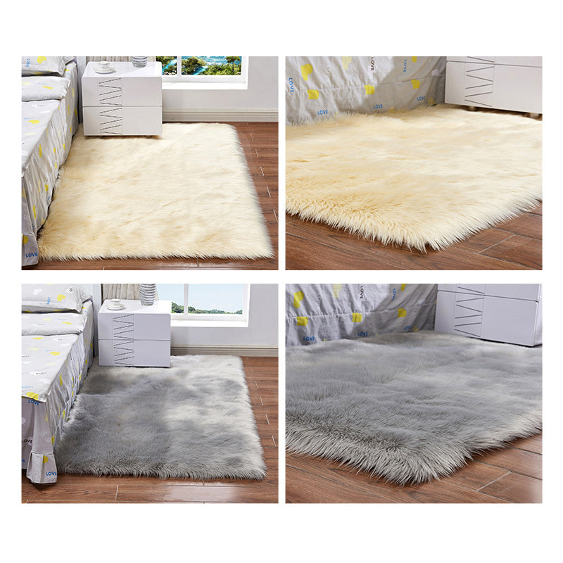 Tapis Fourrure Ultra Dense gris– Confort & Élégance Absolue