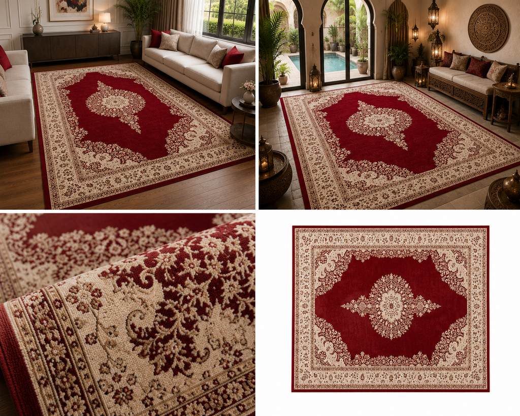 Tapis Persan Million Collection Javana Rouge