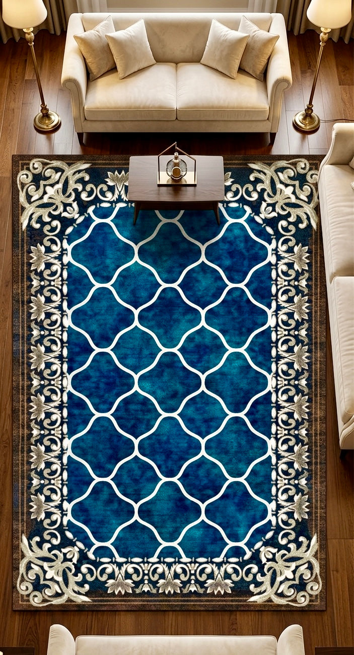Tapis Velours Brillant – Reflets Changeants & Douceur Soyeuse | 200×230 cm