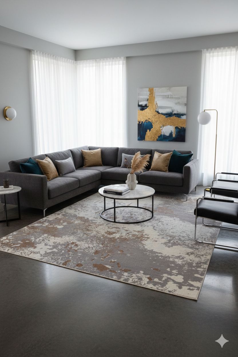 Tapis Ankara – L'Élégance Contemporaine à l'Épreuve du Quotidien