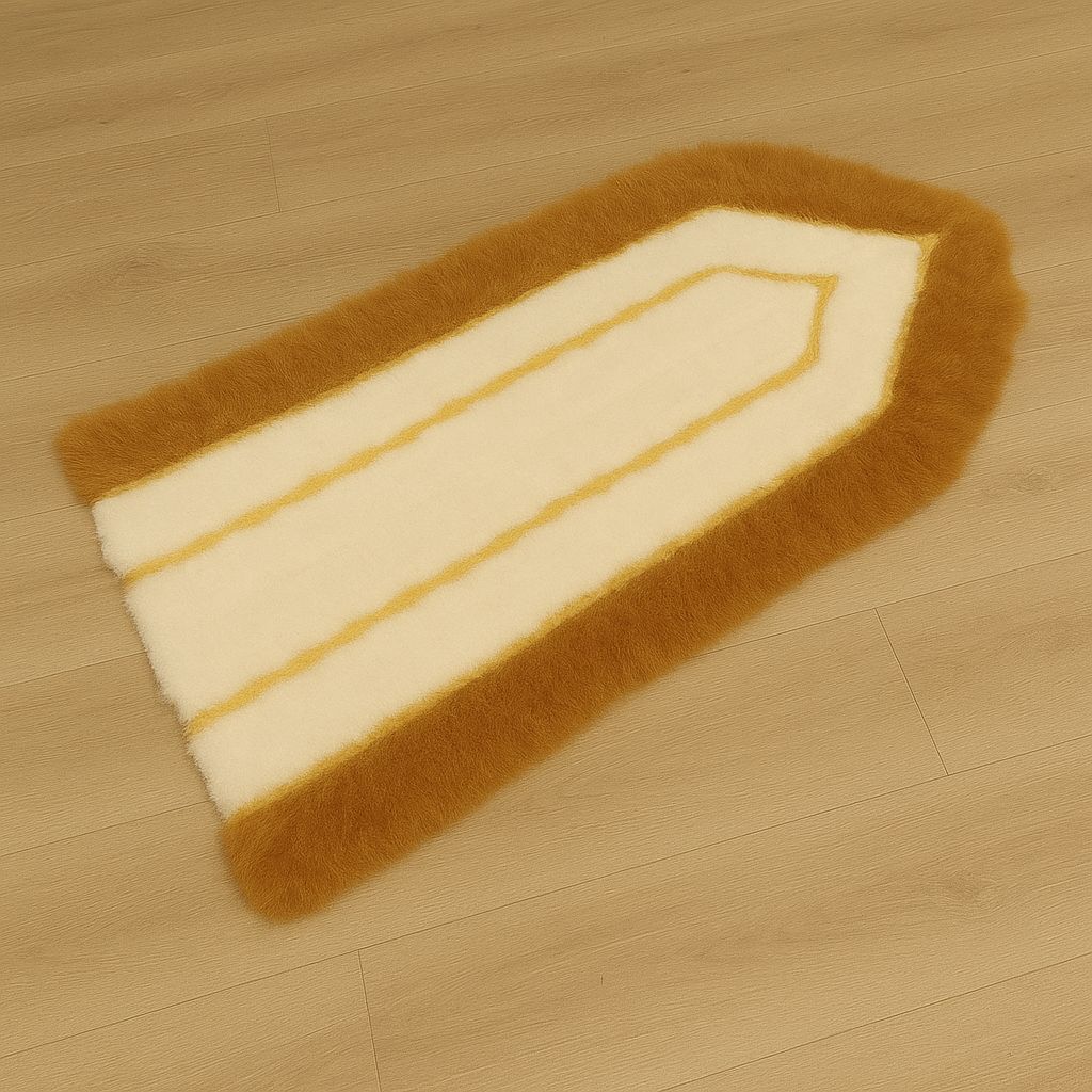 Tapis de prière en fausse fourrure – Douceur absolue & confort spirituel