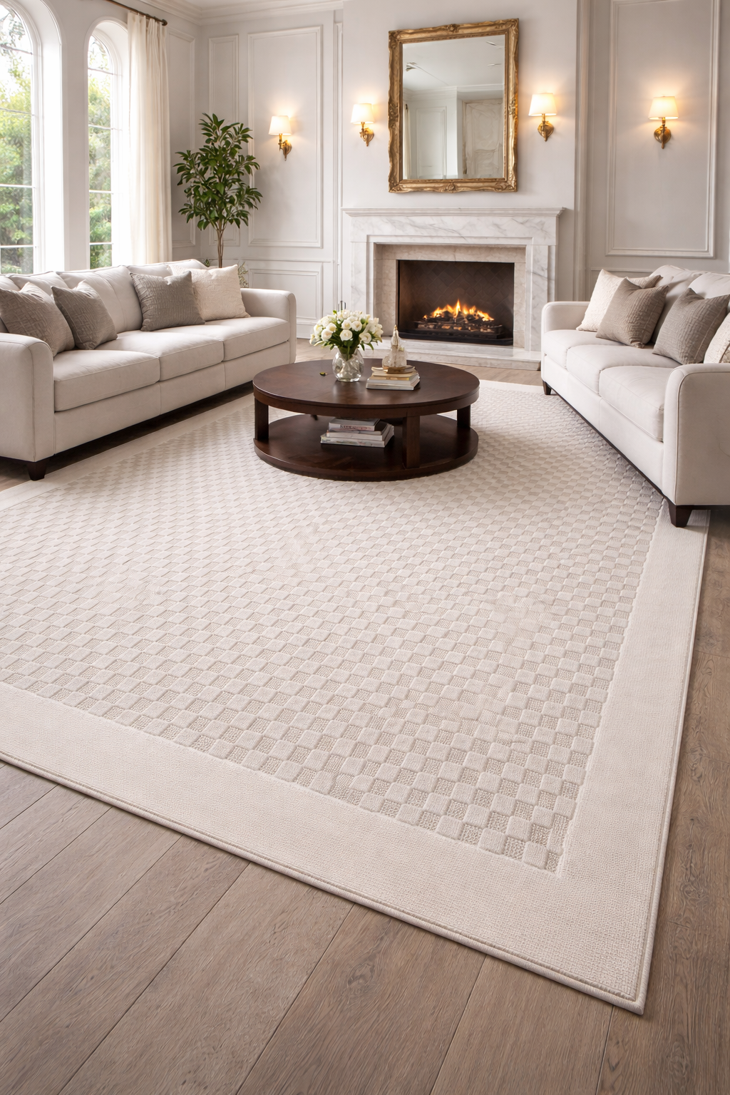 Tapis de Luxe "Nora" – Tissage Wilton Haute Densité