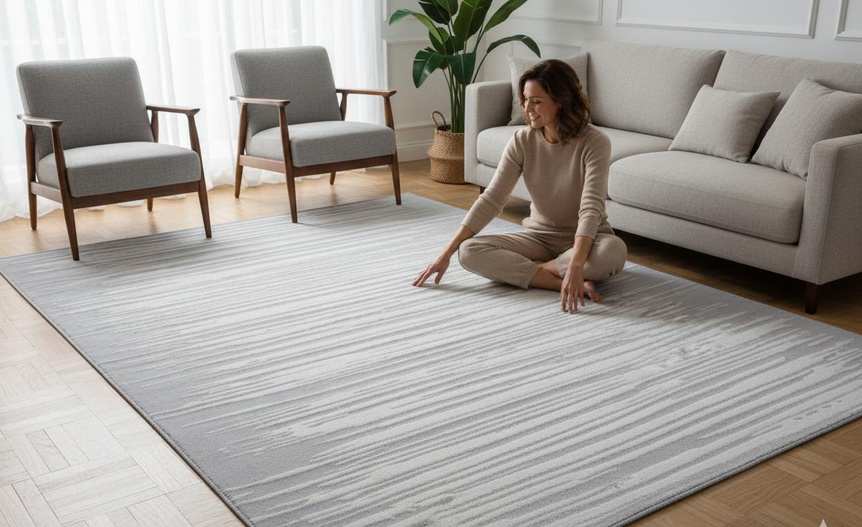 Tapis Moderne LGE - Élégance Abstraite et Confort Inégalé