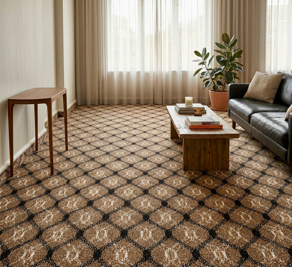 Moquette de Luxe Graphic Jamal Marron