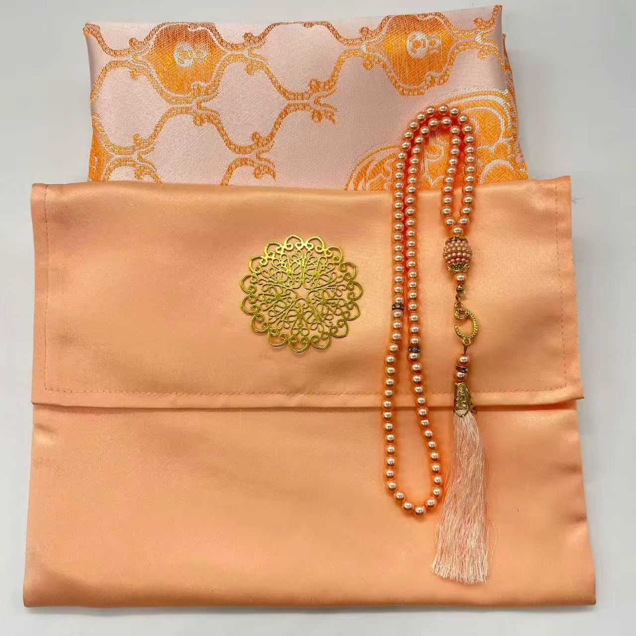Ensemble tapis de prière avec pochette & tasbih – Élégance spirituelle au quotidien
