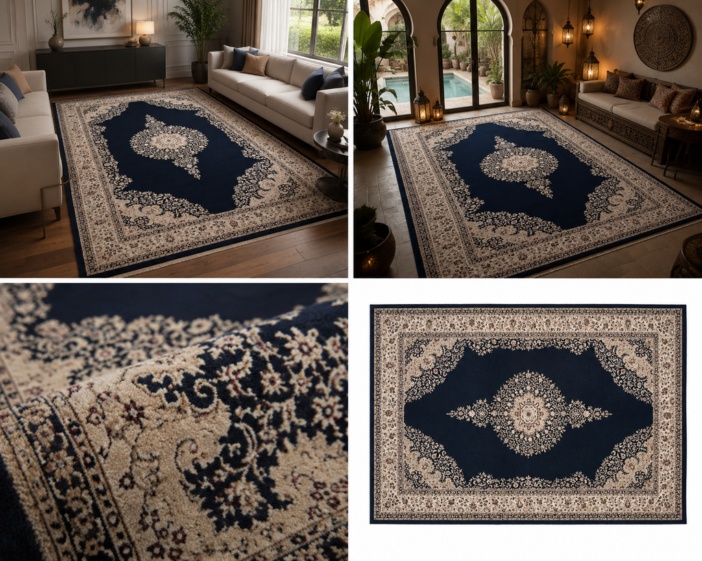 Tapis Persan Million Collection Javana Noir