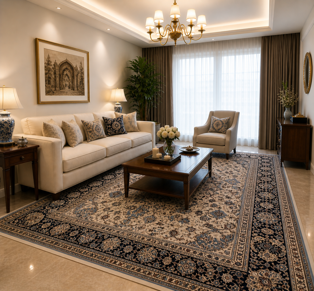 Tapis Persan Royal – Élégance & Raffinement Intemporel