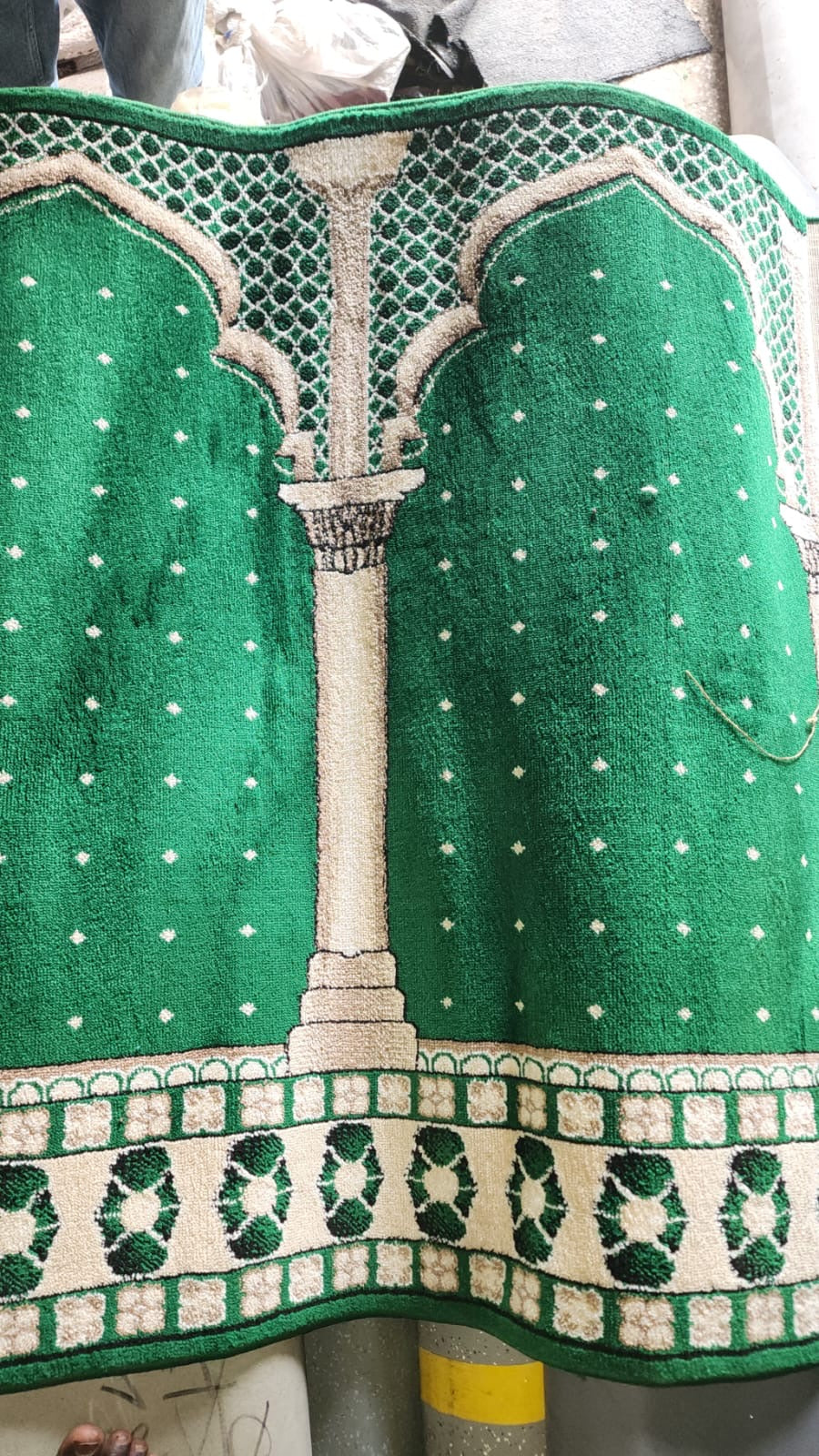 Moquette de Mosquée Super Luxe – Vert Émeraude