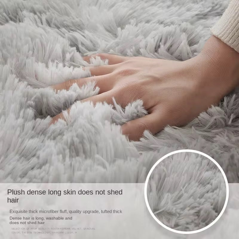Tapis Fourrure Ultra Dense gris– Confort & Élégance Absolue