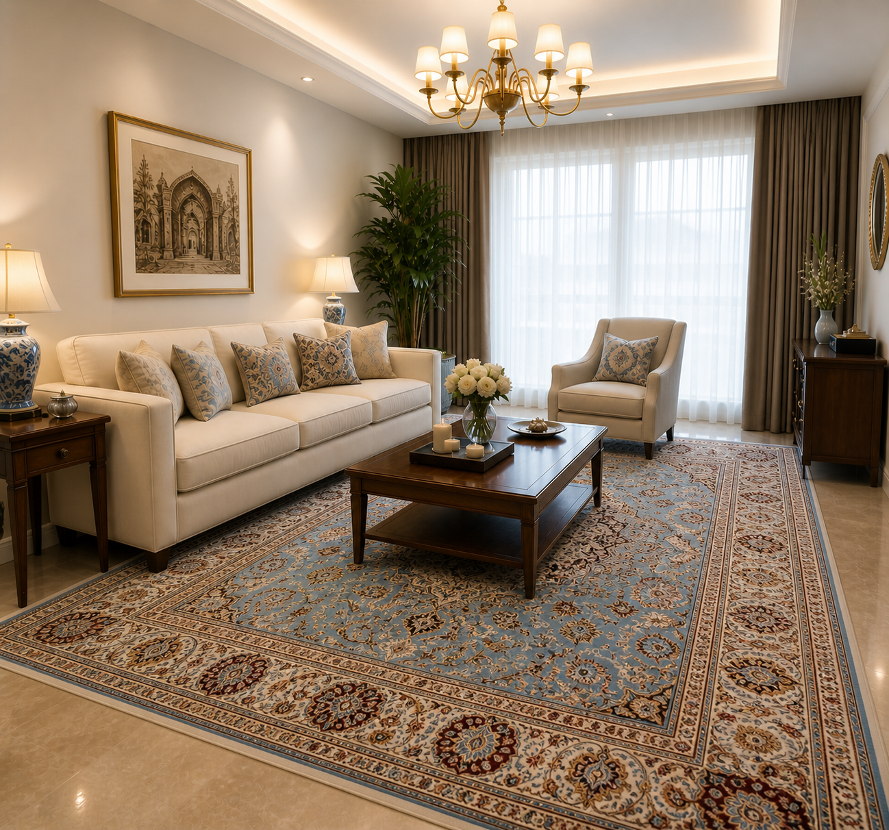 Tapis Persan Royal – Élégance & Raffinement Intemporel