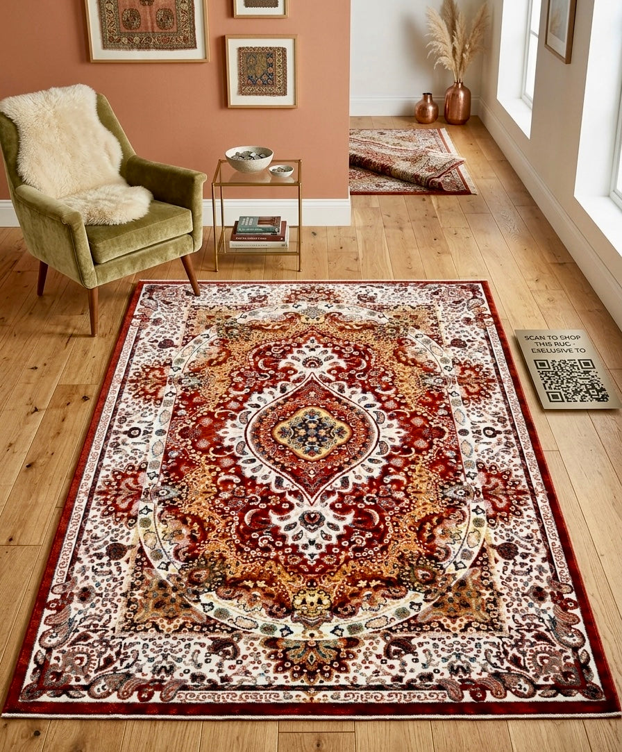 Tapis Velours Brillant – Reflets Changeants & Douceur Soyeuse | 200×230 cm