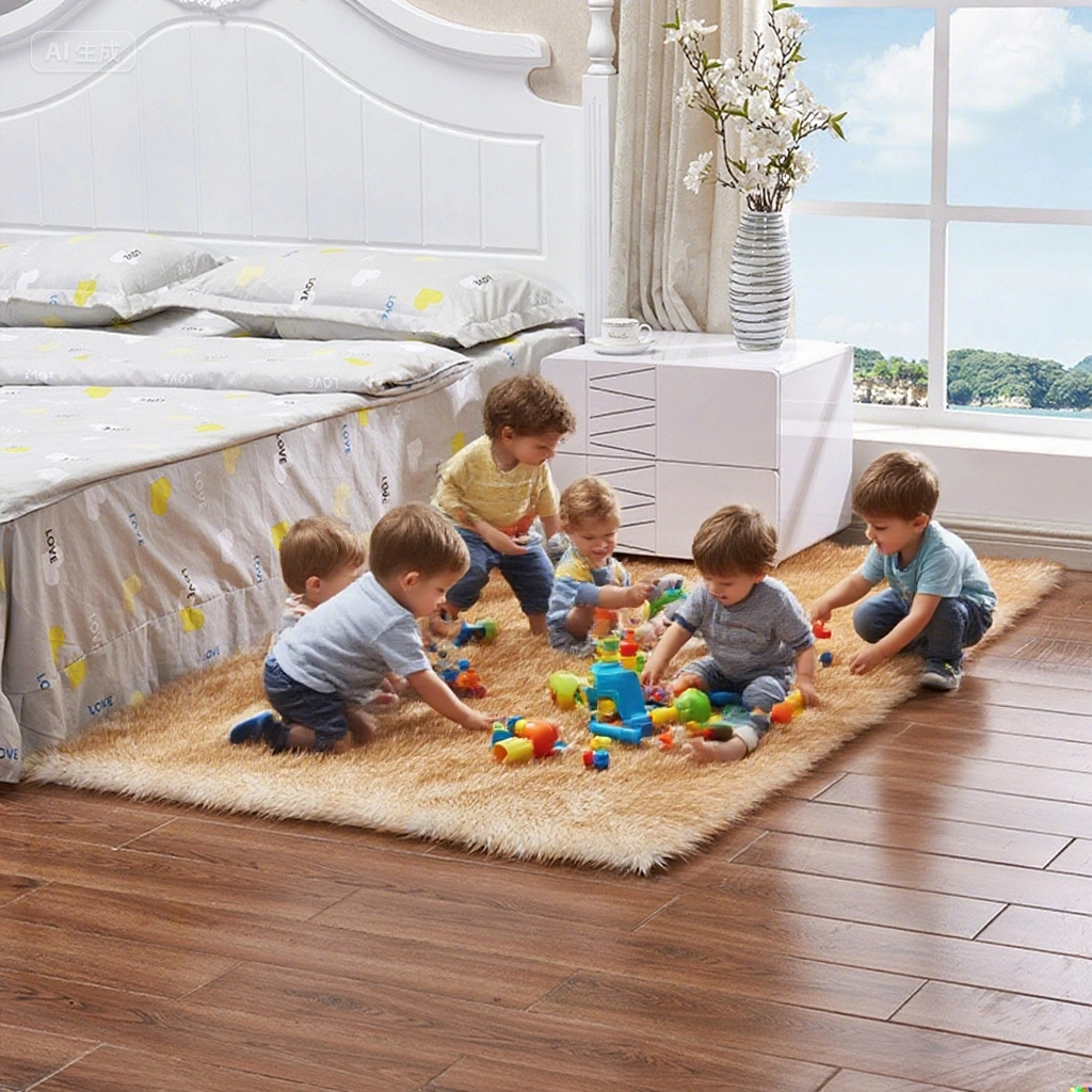 Tapis Fourrure Ultra Dense gris– Confort & Élégance Absolue