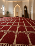 Moquette de Mosquée Super Luxe – Rouge Prestige