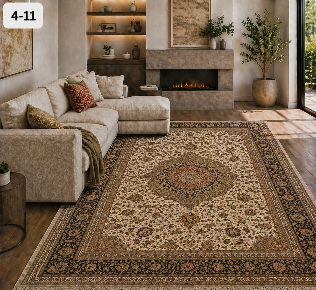 Tapis Brillant en velours Premium – Douceur & Élégance