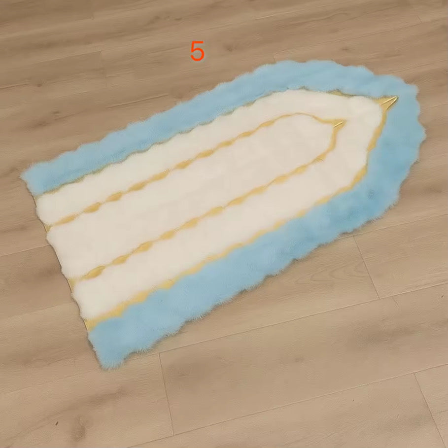 Tapis de Prière vert"Luxury Gold" – L'Alliance du Moelleux et du Prestige