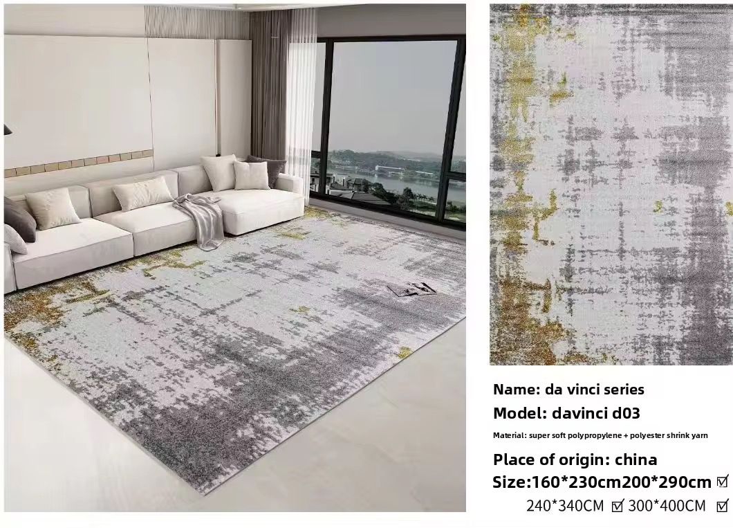 Tapis Royal "Golden Muse" – Collection Luxe & Résilience