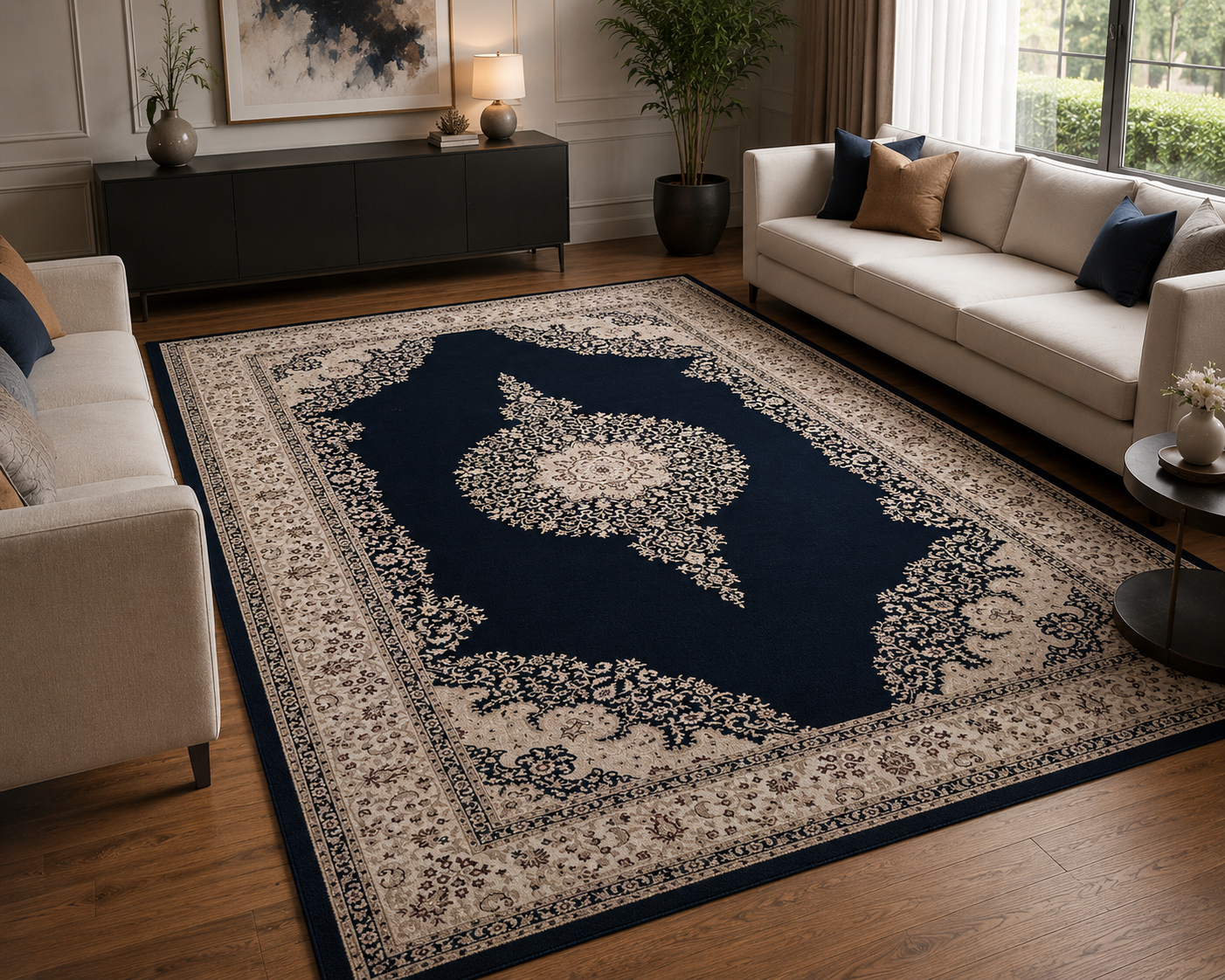 Tapis Persan Million Collection Javana Noir