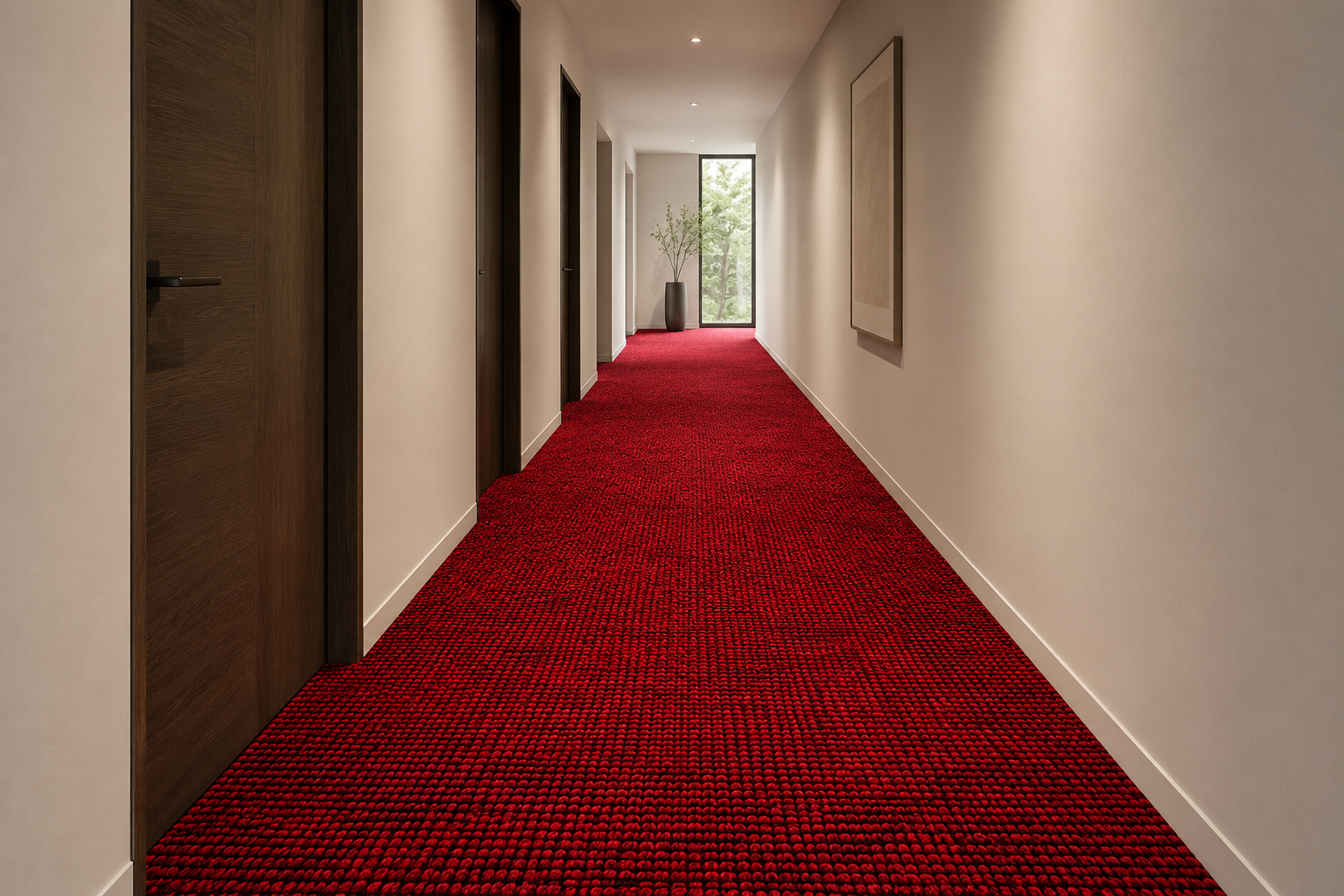 Moquette Bouclette Rouge Vif – Élégance, Confort et Résistance