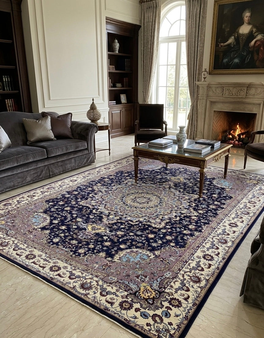 Tapis Persan Royale — Laine & Soie | La Maison Du Tapis Dakar