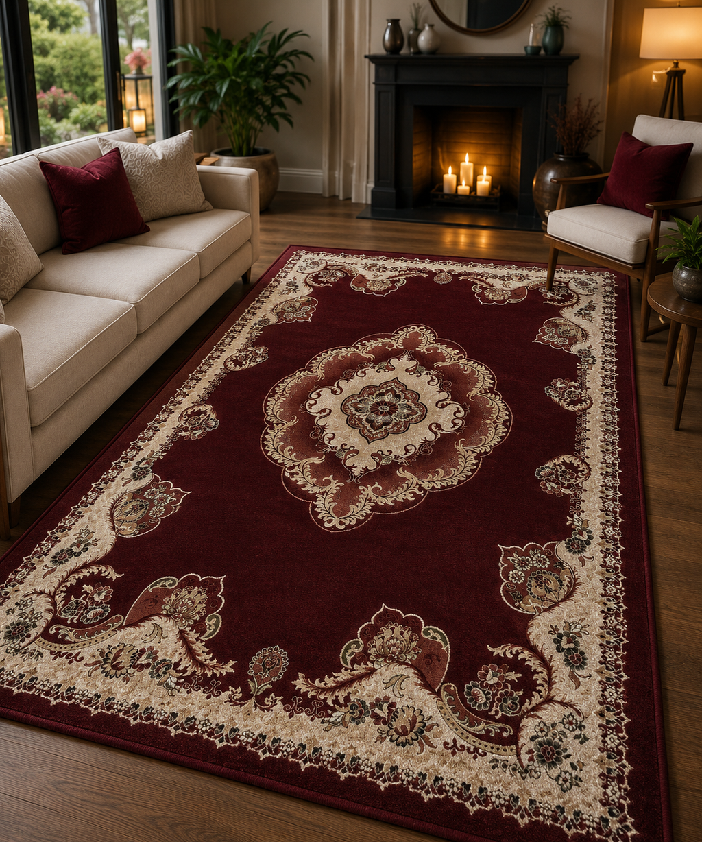 Tapis Persan Million Collection Malika rouge