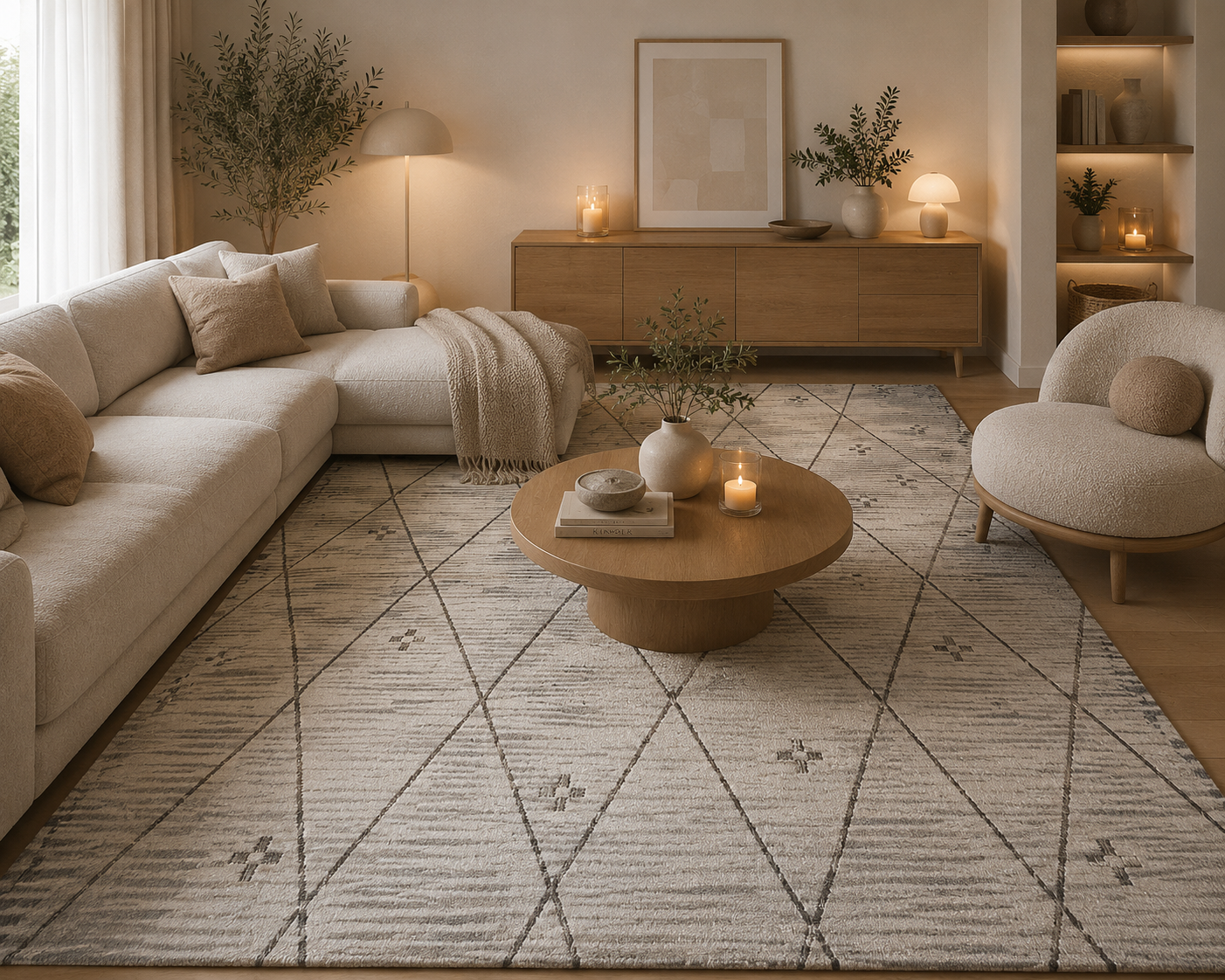 Tapis de Luxe "AMARNA" – Tissage Wilton Haute Densité