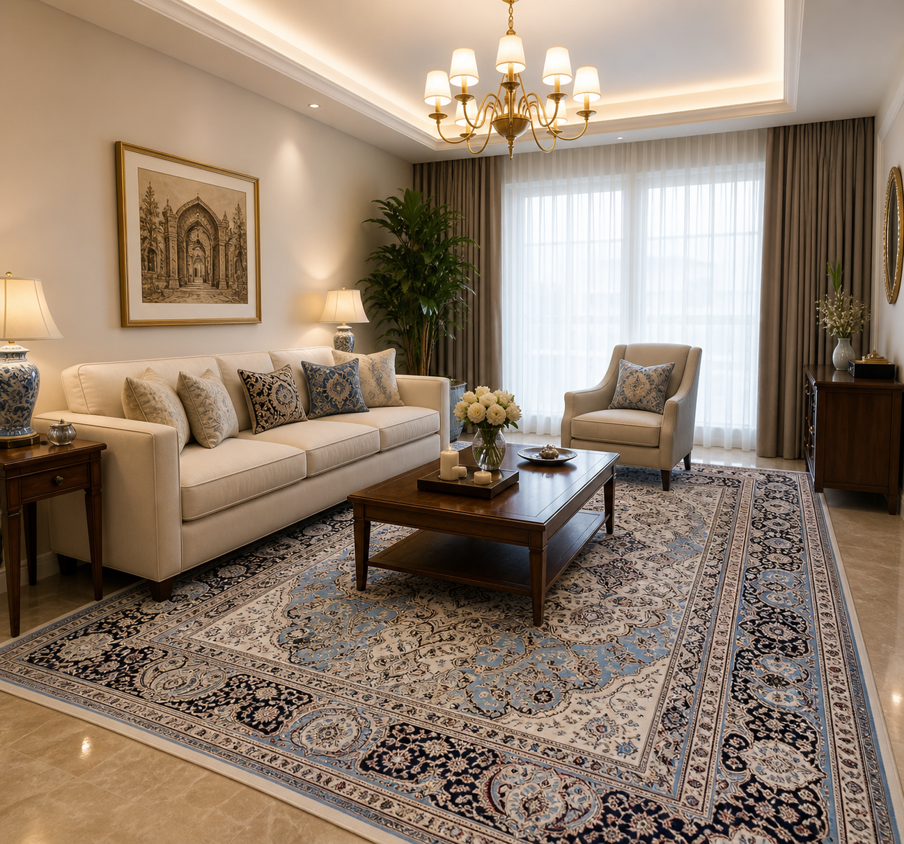 Tapis Persan Royal – Élégance & Raffinement Intemporel
