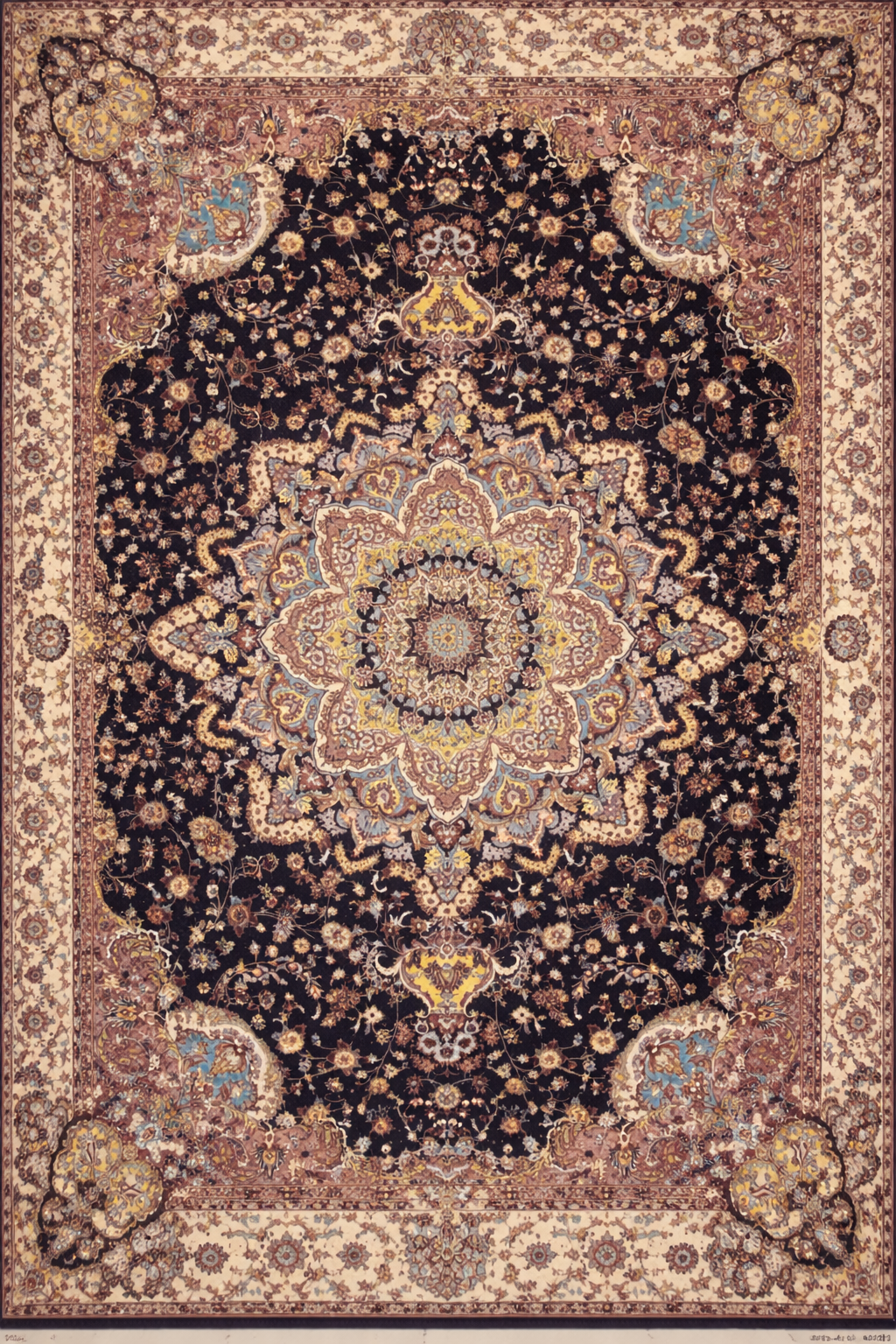 Tapis Persan Royale — Laine & Soie | La Maison Du Tapis Dakar