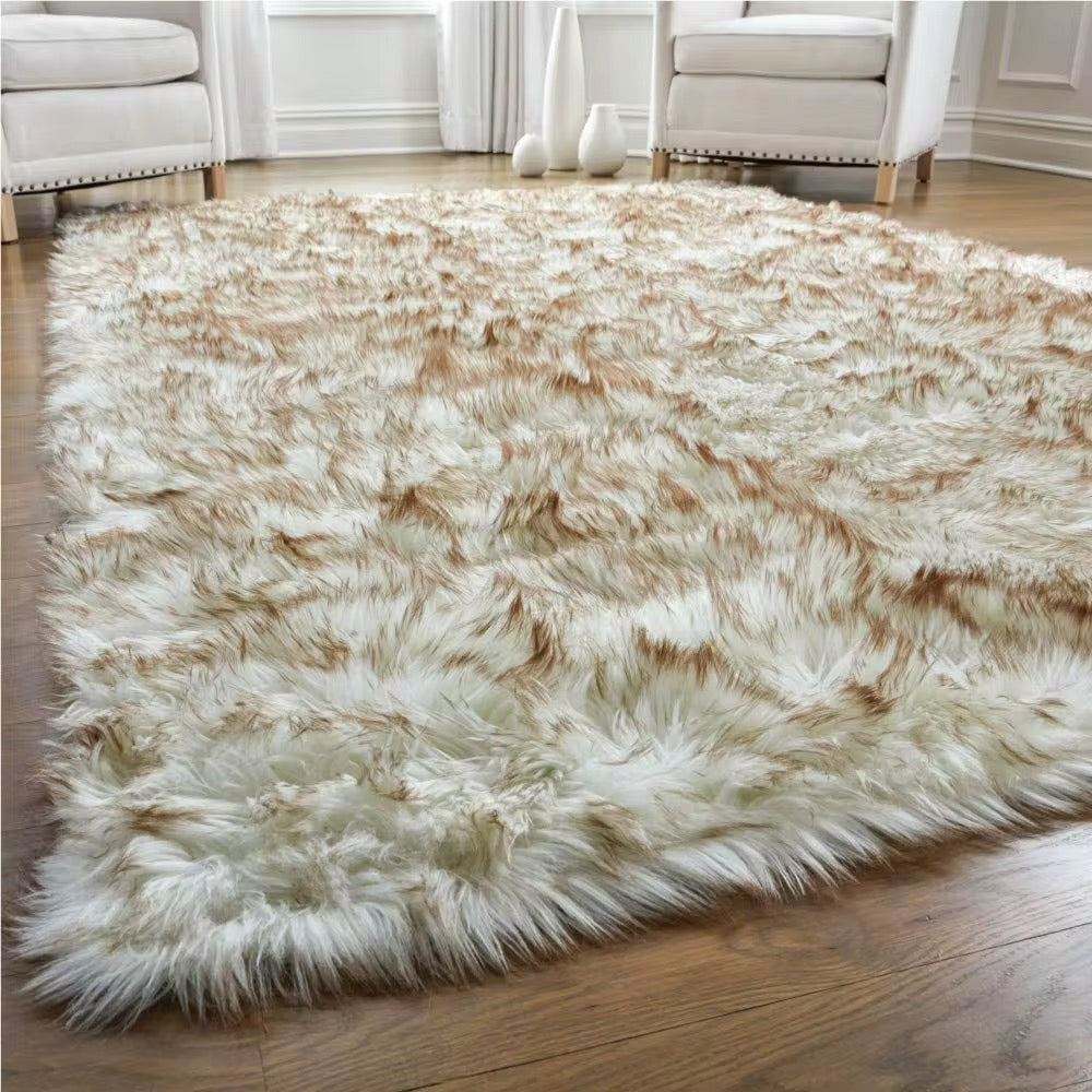 Tapis Fourrure Ultra Dense gris– Confort & Élégance Absolue
