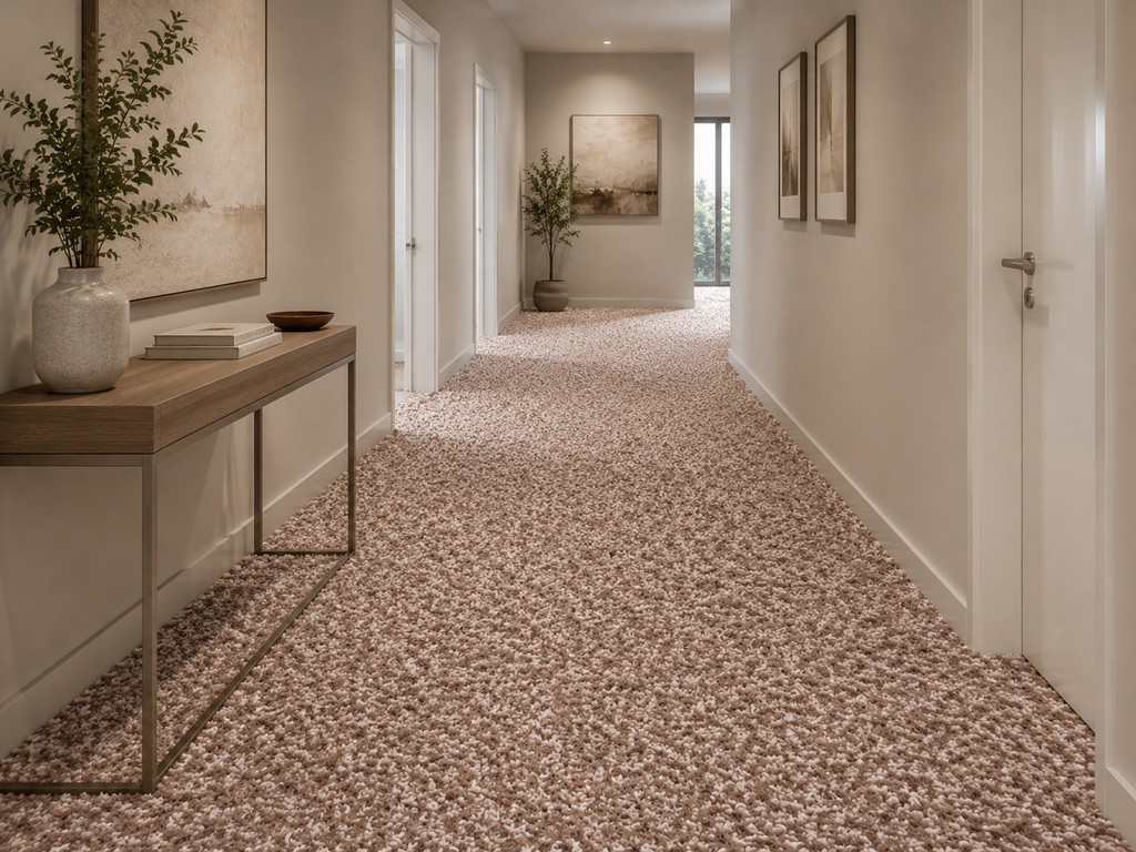 Moquette Frisée beige– Douceur, Élégance et Résistance