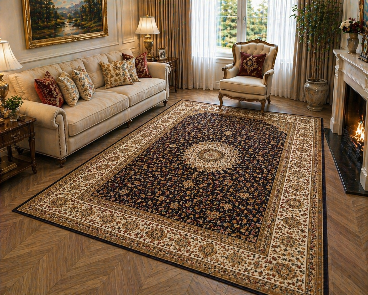 Tapis Brillant en velours Premium – Douceur & Élégance