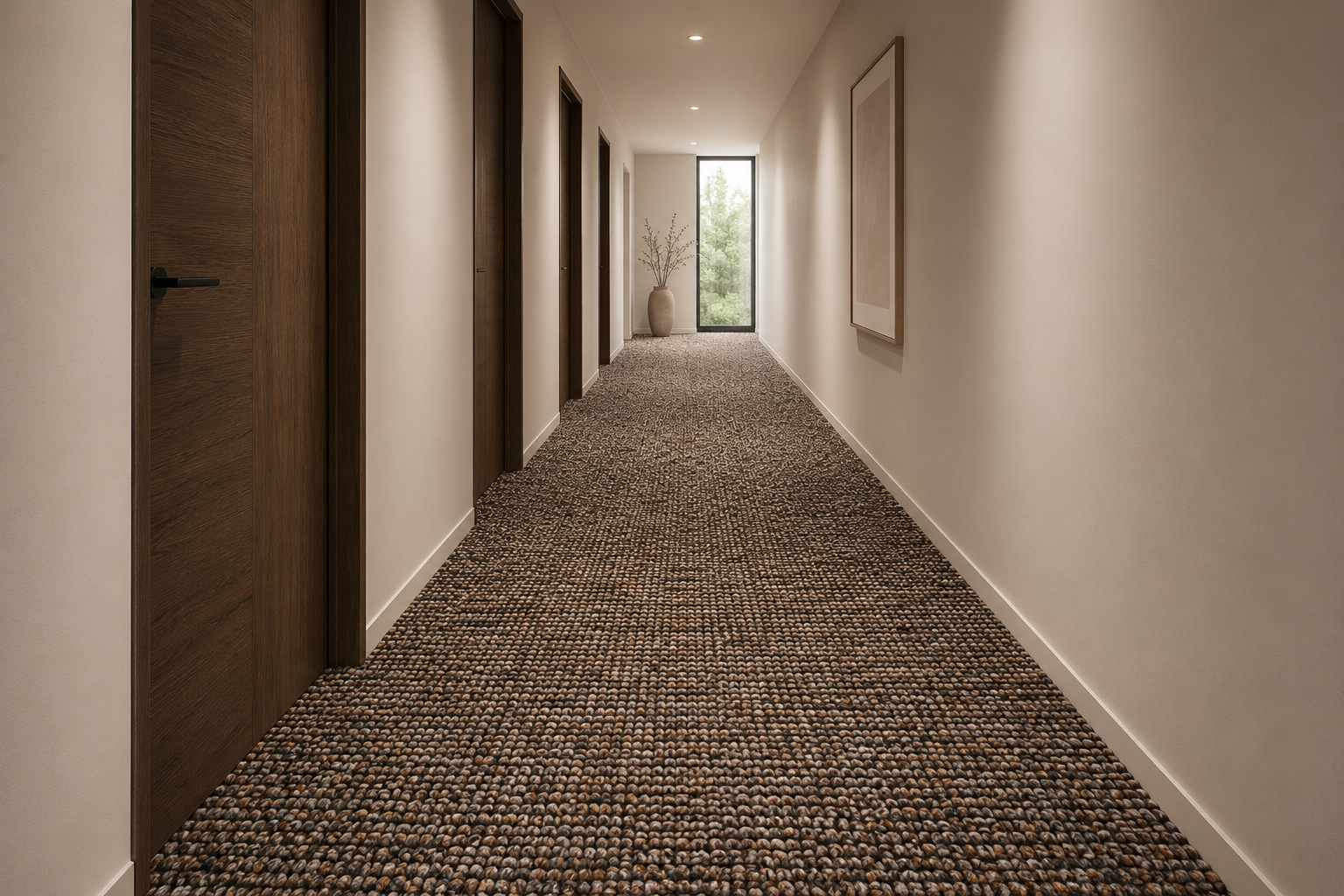 Moquette Bouclette marron– Élégance, Confort et Résistance