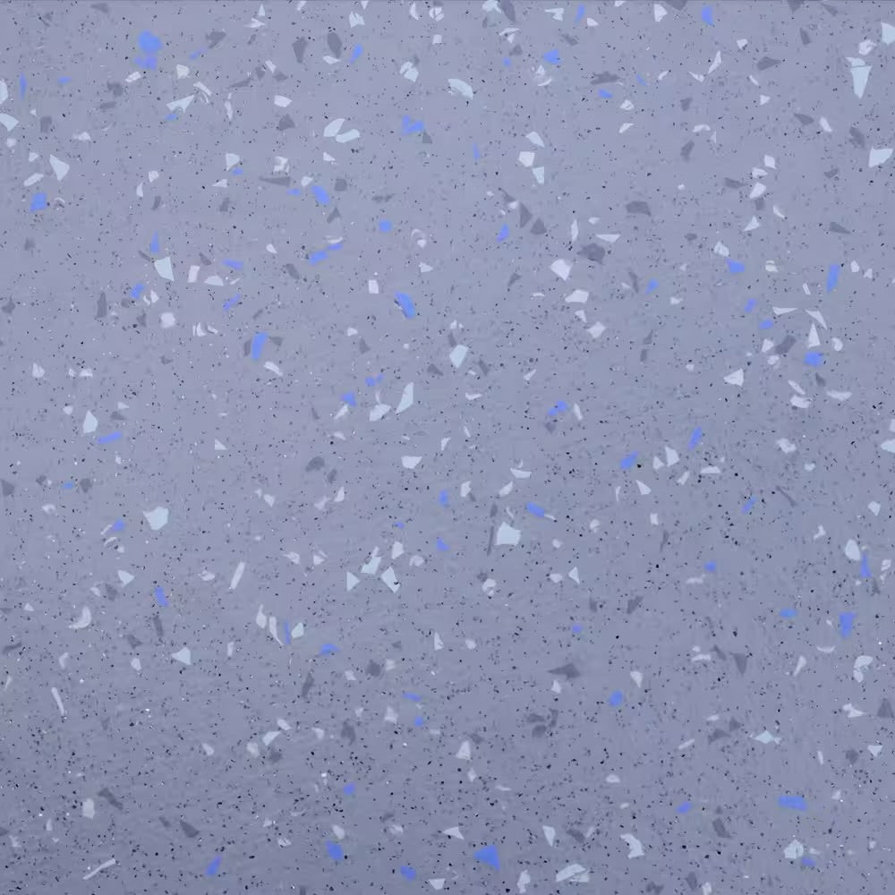 Revêtement de sol PVC Gerflor – Gris Moucheté Bleu & Blanc