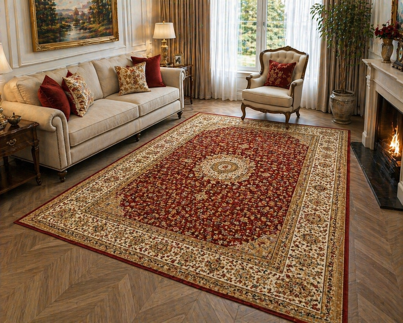 Tapis Brillant en velours Premium – Douceur & Élégance
