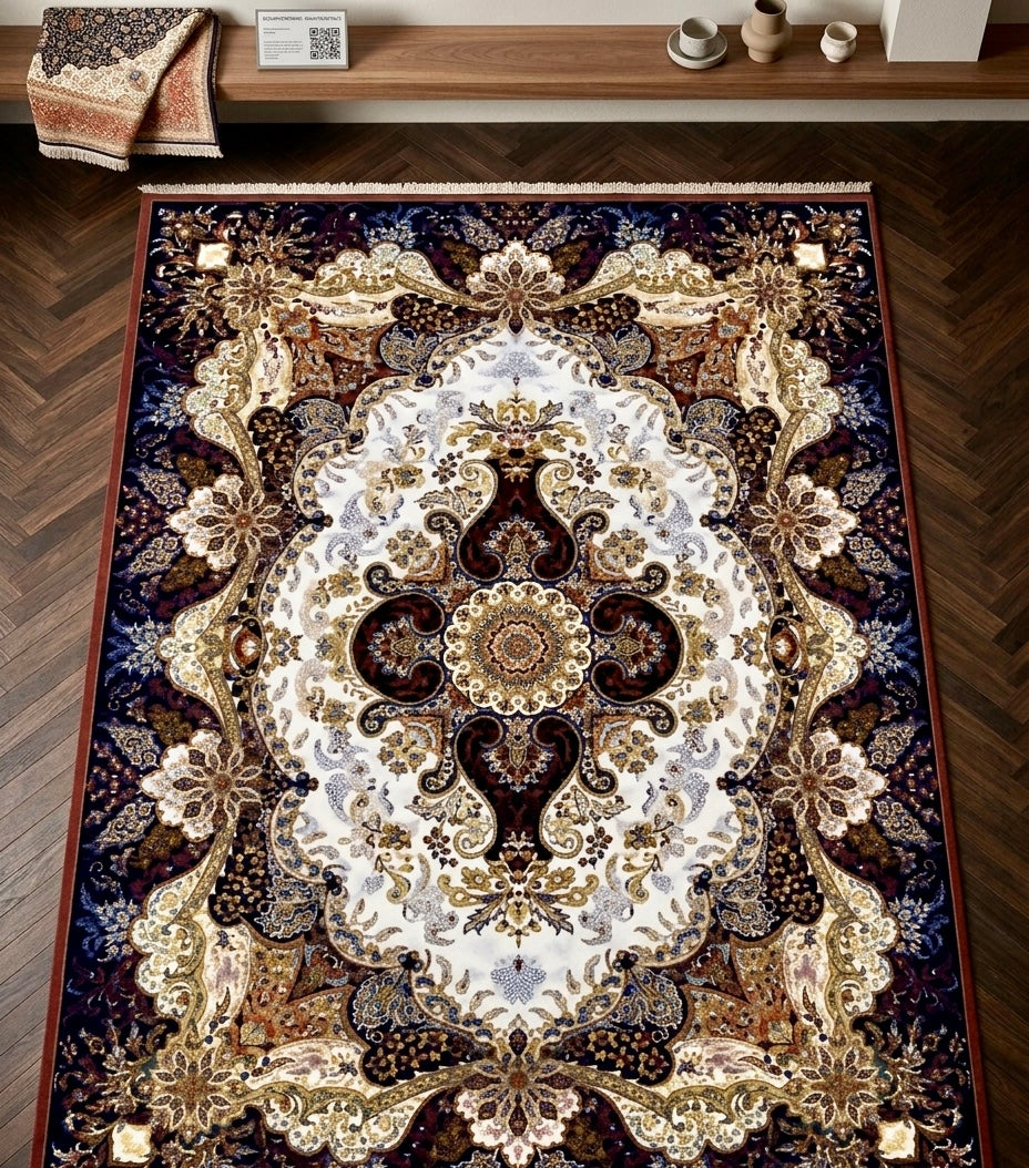 Tapis Velours Brillant – Reflets Changeants & Douceur Soyeuse | 200×230 cm