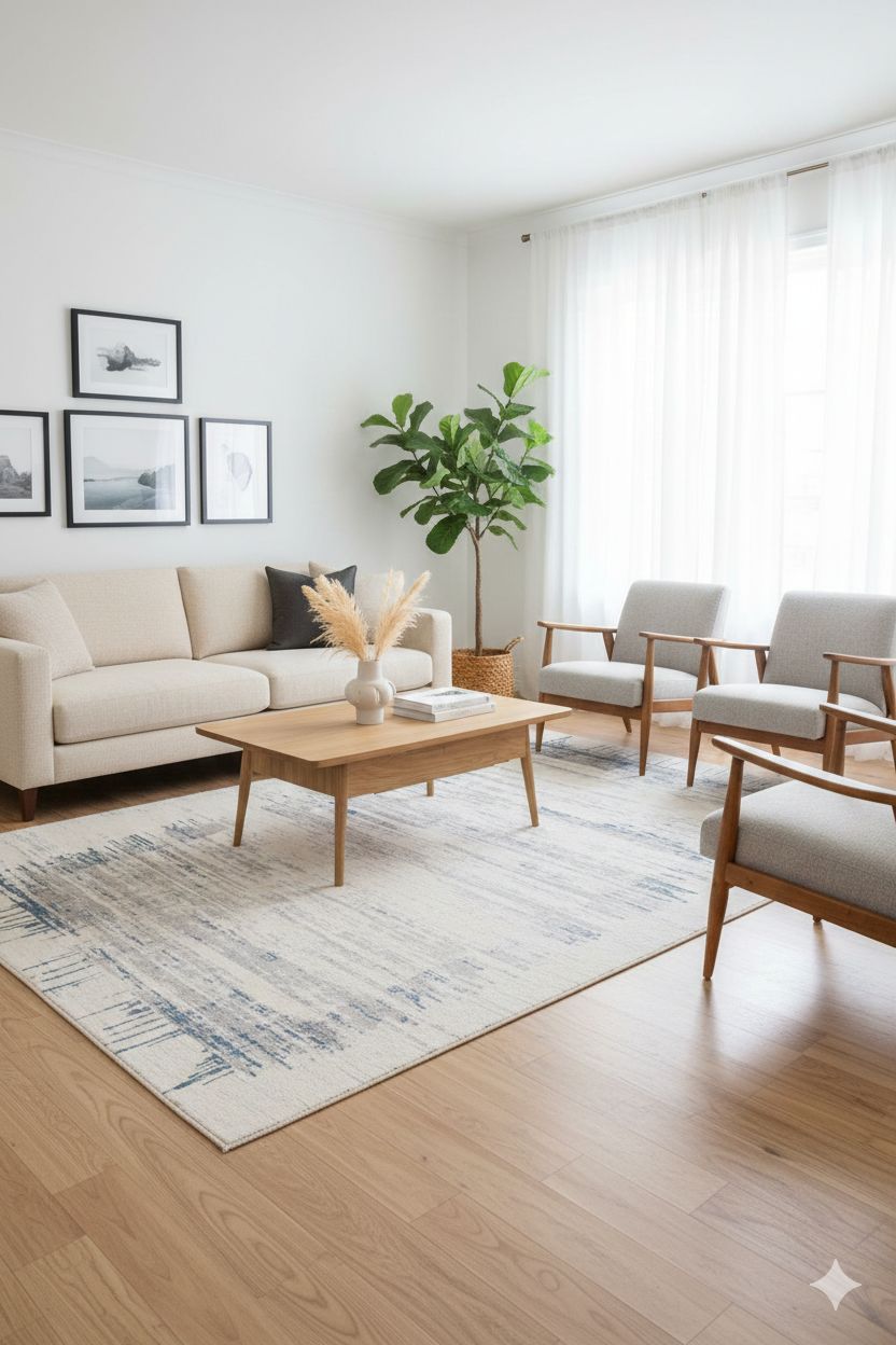 Tapis Ankara – L'Élégance Contemporaine à l'Épreuve du Quotidien