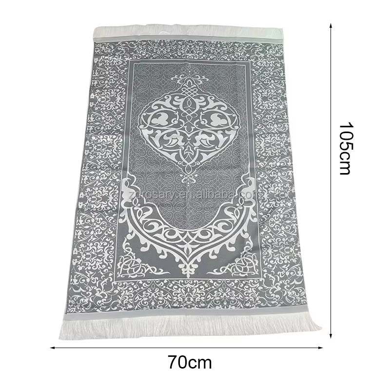 Ensemble tapis de prière avec pochette & tasbih – Élégance spirituelle au quotidien