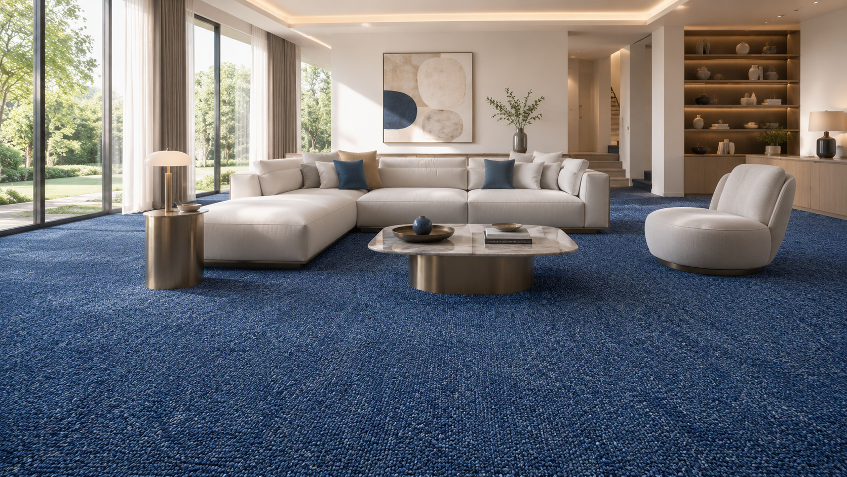 Moquette Bouclette bleu – Élégance, Confort et Résistance