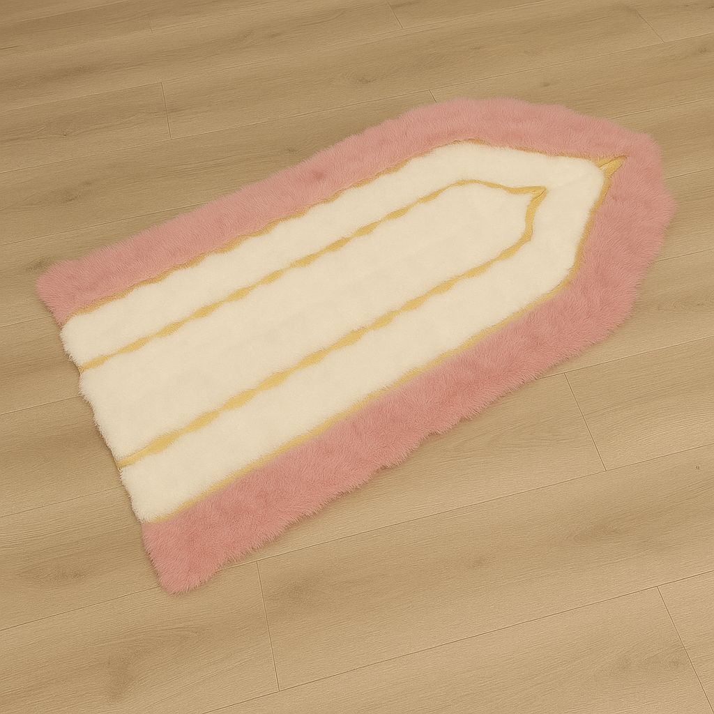 Tapis de prière en fausse fourrure – Douceur absolue & confort spirituel
